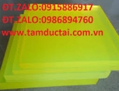 tấm nhựa pu màu vàng 8mm